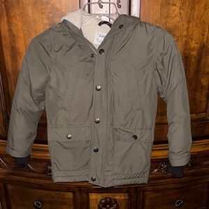 Old Navy boys Khaki Hooded winter jacket